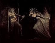 Johann Heinrich Fuseli Lady Macbeth receives the daggers oil on canvas